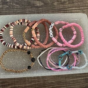Heishi Seedbead Bracelet Set of 13